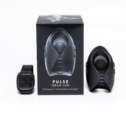 Hot Octopuss Pulse Solo Lux Masturbator with Wrist Remote Black