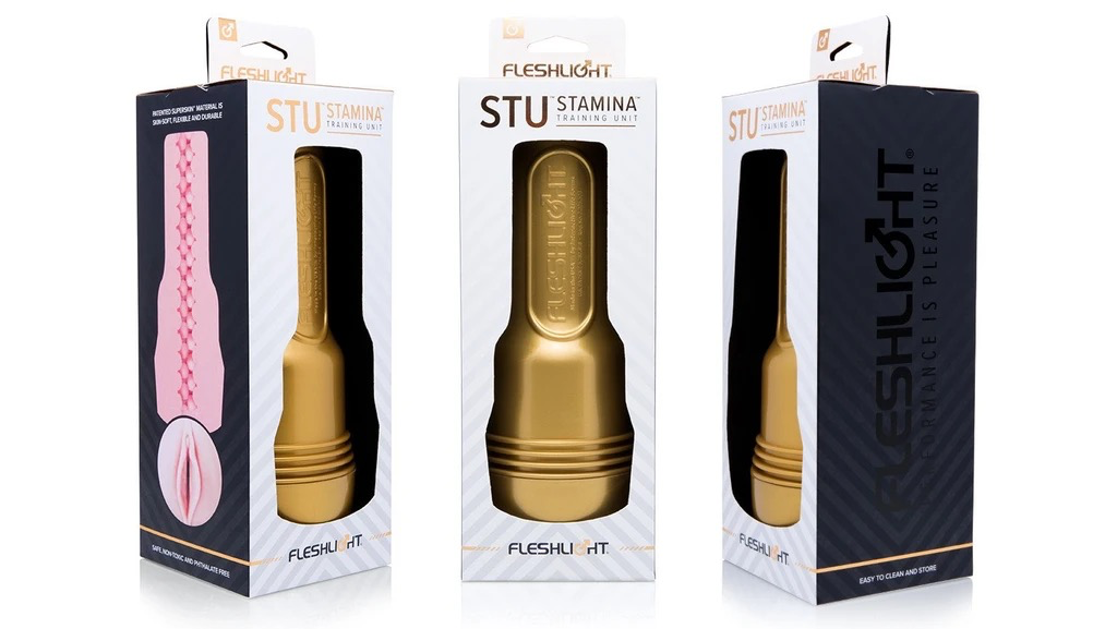 Fleshlight Pink Butt Stamina Training Unit Gold